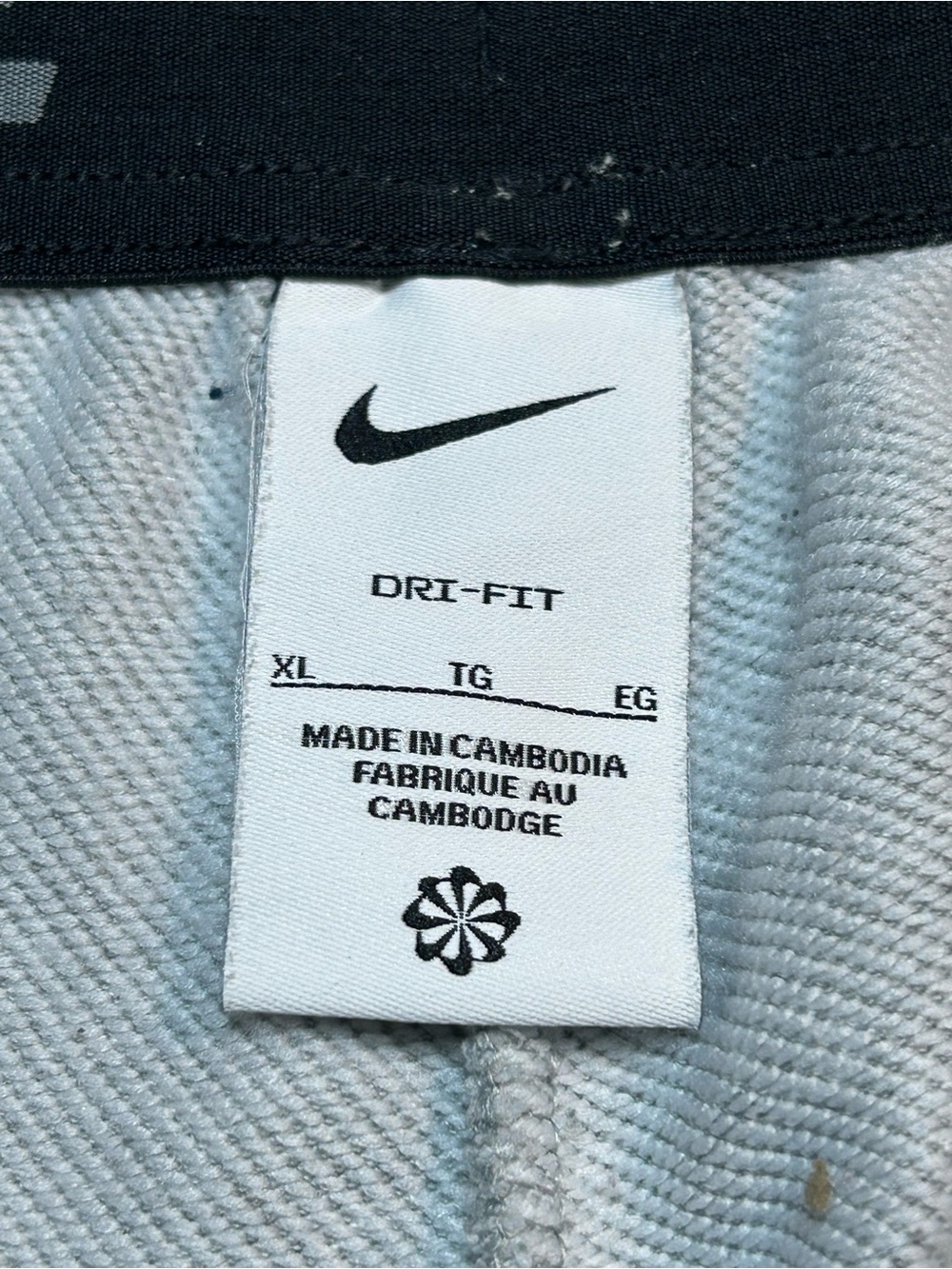 Nike Men's Gray Therma Dri-FIT Tapered Fleece Training Jogger Pants - Picture 7 of 8